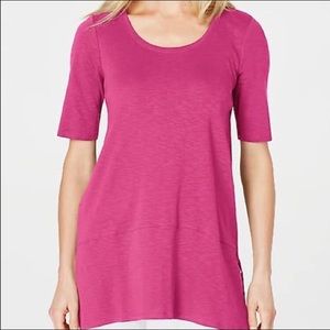 J.Jill Pima Dipped-Hem Tunic NWOT
